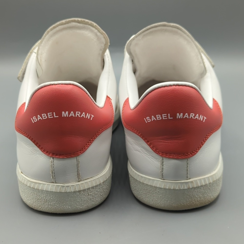 Isabel Marant Terracotta White Beth Sneakers Shoes Womens EU 40 US 9 *Read* - Picture 5 of 16